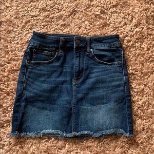 American eagle jean skirt